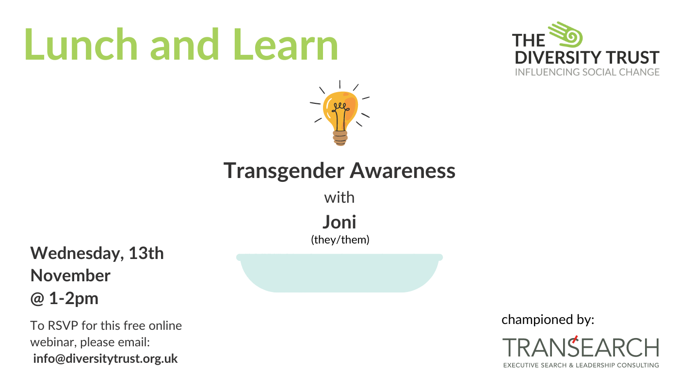 Lunch And Learn Transgender Awareness The Diversity Trust